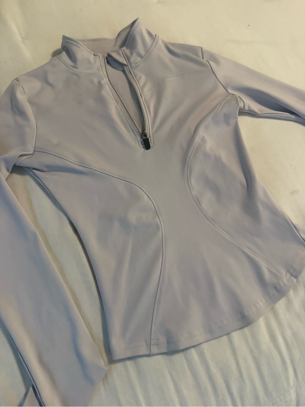 Women's Long-Sleeve Quarter Zip workout top